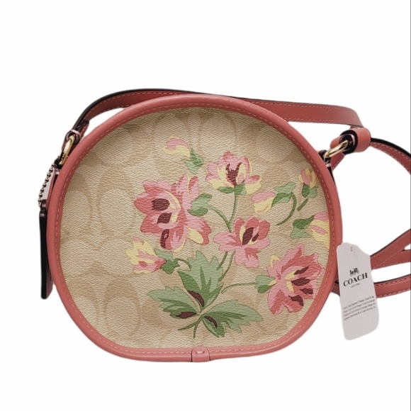 Coach Signature Lily Print Canteen Crossbody Rare Limited Edition - Picture 6 of 9